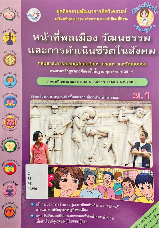 หน้าที่พลเืมือง วัฒนธรรม และการดำเนินชีวิตในสังคม ม.1