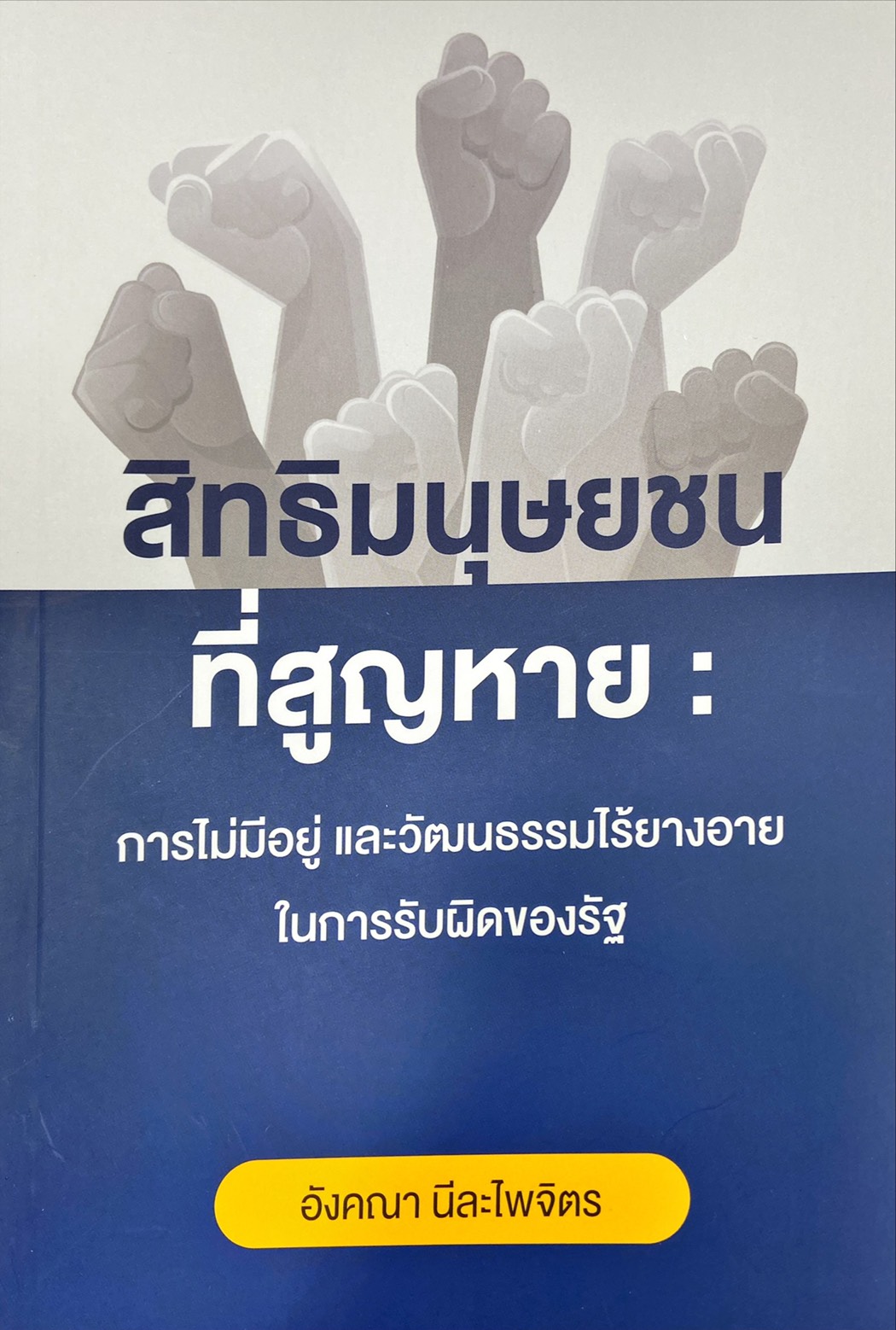 สิทธิมนุษยชนที่สูญหาย : การไม่มีอยู่ และวัฒนธรรมไร้ยางอายในการรับผิดของรัฐ