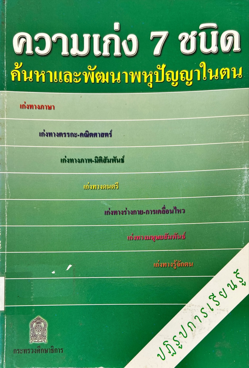 ความเก่ง 7 ชนิด : ค้นหาและพัฒนาพหุปัญญาในตน