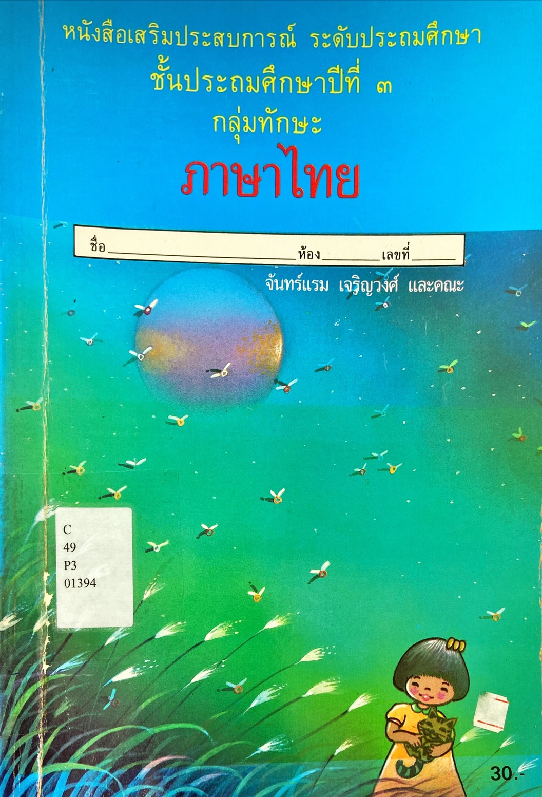 หนังสือเสริมประสบการณ์กลุ่มทักษะภาษาไทย ป.3