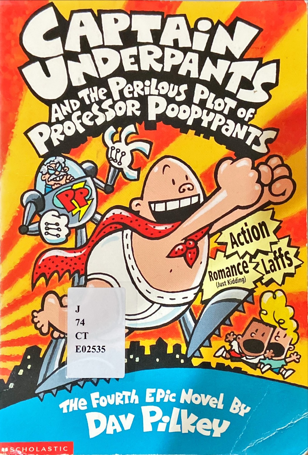 Captain Underpant and the Perilous Plot of Professor Poopypants