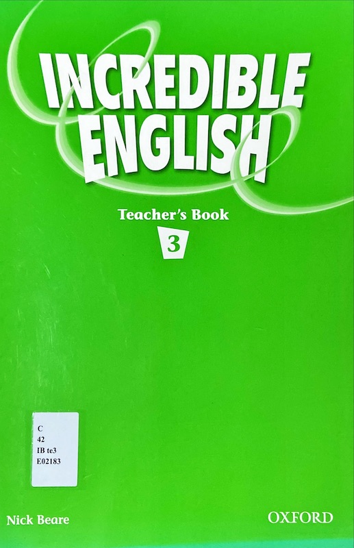 Incredible English Teacher's book 3 