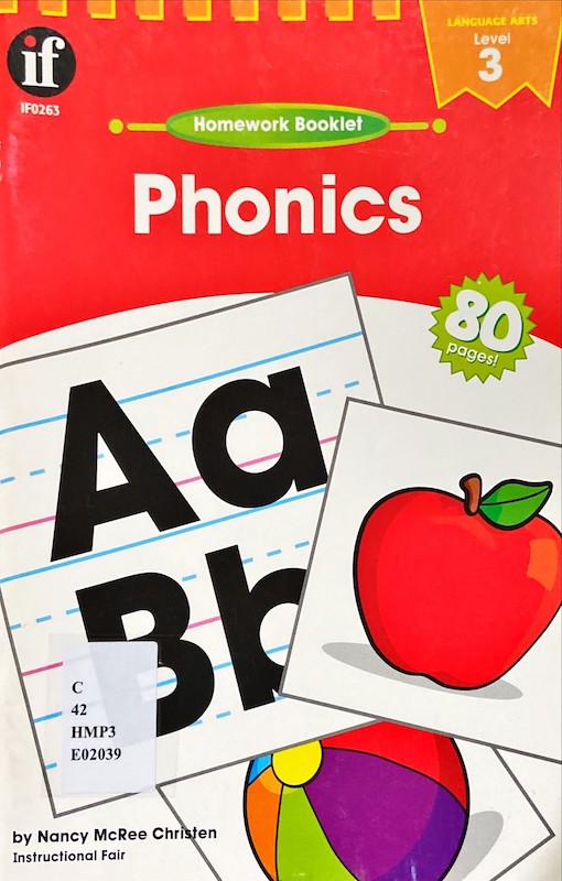 Homework booklet Phonics Level 3