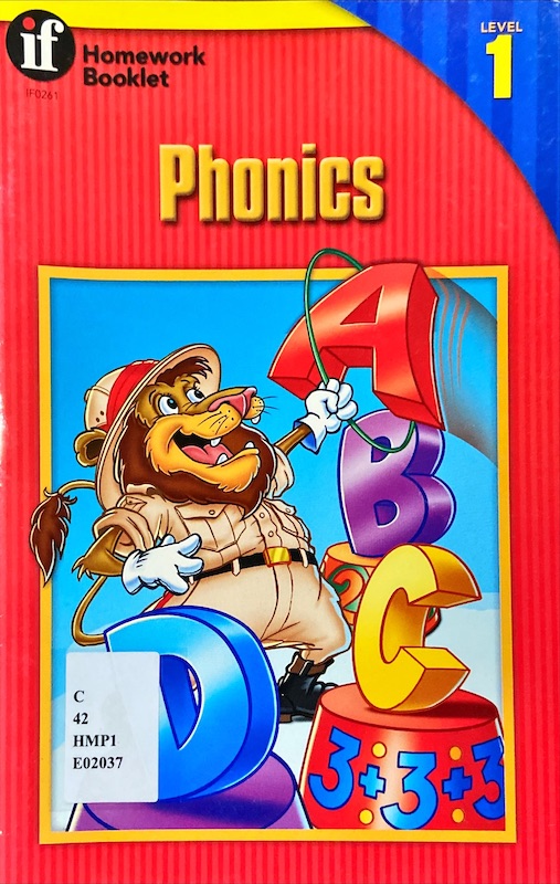 Homework booklet Phonics Level 1