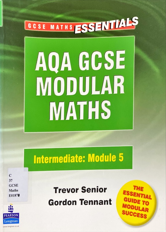 AQA GCSE MODULAR MATHS Intermediate : Module 5