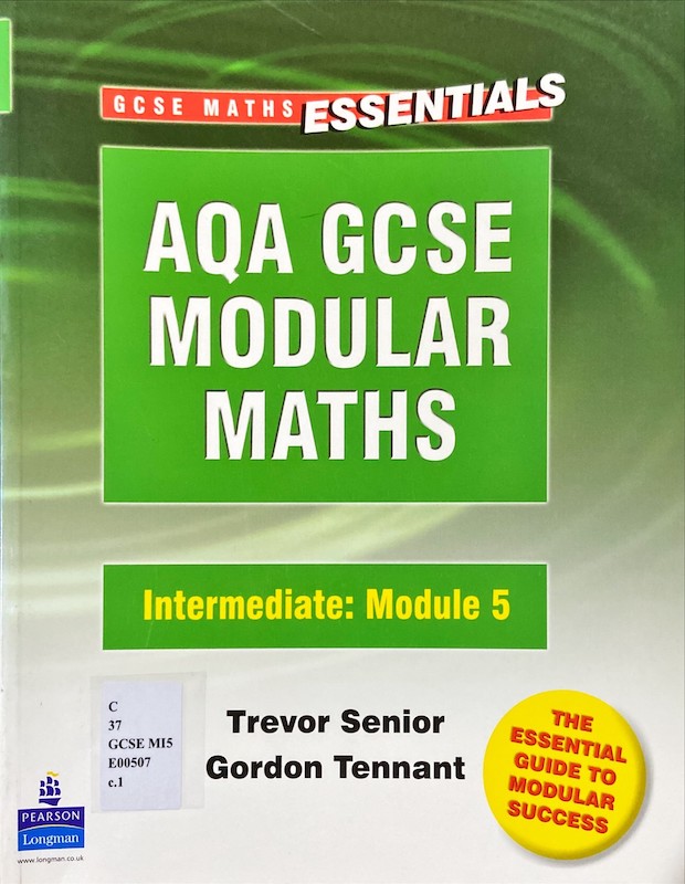 AQA GCSE MODULAR MATHS Intermediate : Module 5