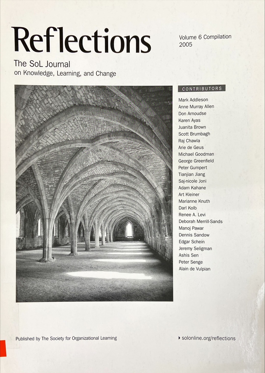 Reflections volume 6 : The sol journal on knowledge, learning, and change